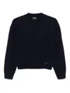 Apc A.p.c. Esther Knit Crew Neck In Blue