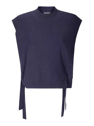 APC SUÉTER CUELLO REDONDO - AZUL