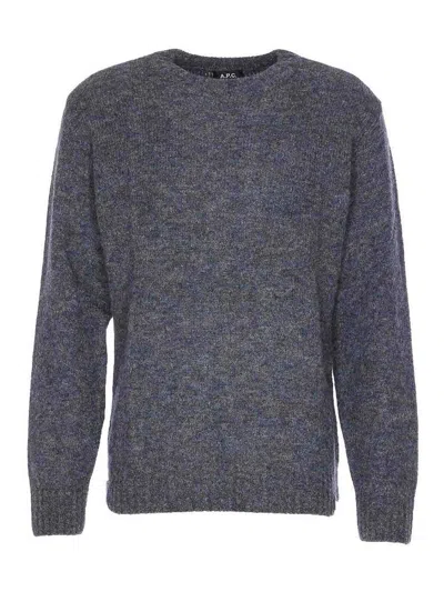 Apc Lucas Sweater In Blue
