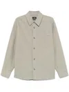 Apc A.p.c. Surchemise Basile Brodee Poitrine