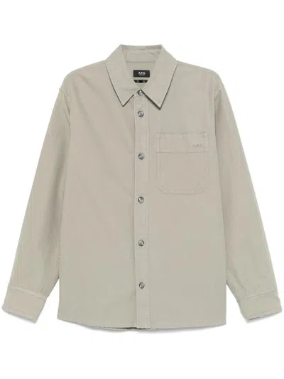 APC A.P.C. SURCHEMISE BASILE BRODEE POITRINE CLOTHING