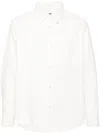 Apc A.p.c. Surchemise Basile Brodee Poitrine In White
