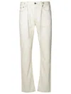 Apc Sureau Ivory Cotton Jeans