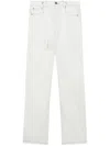 Apc Sureau Mid-rise Straight-leg Jeans In Neutrals