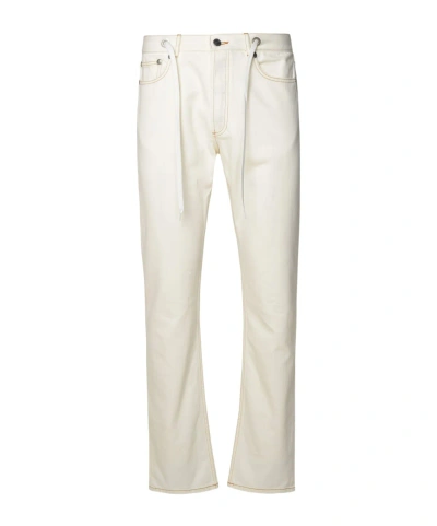 Apc Sureau Mid-rise Straight-leg Jeans In White