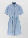 Apc Blue Suzanne Denim Minidress