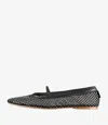 Apc Swan Ballet Flats Eu40-w10 Lzz In Lzz - Black