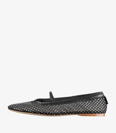 Apc Swan Ballet Flats Eu40-w10 Lzz In Lzz - Black