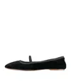 Apc Swan Ballet Flats In Lzz - Black