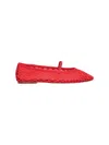 Apc A.p.c. Swan Mesh Ballerinas Red