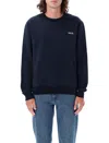 Apc A.p.c. Sweat Boxy Petite In 海军蓝