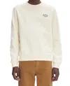 Apc Standard Rue Madame Unisex Sweatshirt (m) L Alj In Neutrals