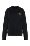 Apc A.p.c. Long-sleeve Organic Cotton Sweatshirt With Embroidered Logo