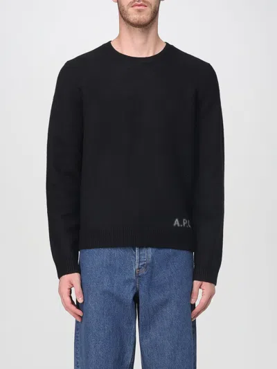 APC SWEATER A. P.C. MEN COLOR BLACK,H13922002