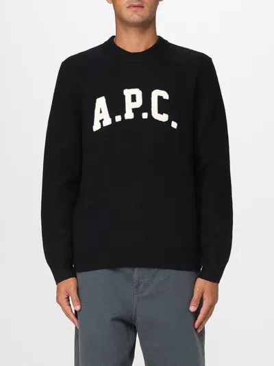 APC SWEATER A. P.C. MEN COLOR BLACK,H35845002