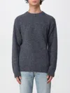 Apc A.p.c. A.p.c. Lucas Alpaca Blend Crew Neck Sweater In Gray