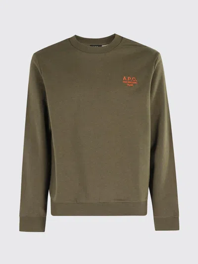 APC SWEATER A. P.C. MEN COLOR KAKI,H33272030