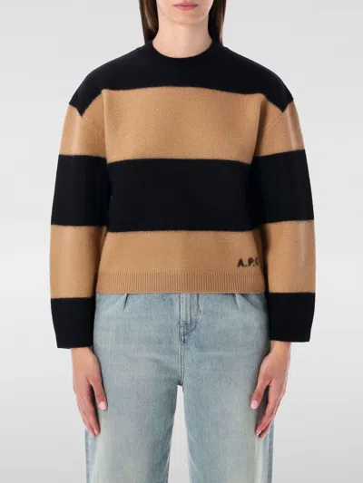APC SWEATER A. P.C. WOMAN COLOR BLACK,H36904002