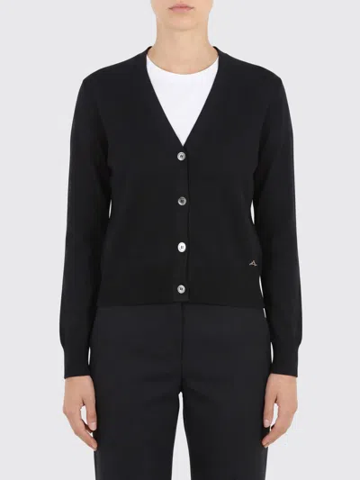 A.p.c. Cotton Cardigan Featuring Ribbed Cuffs Hem In Black