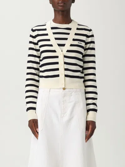 APC SWEATER A. P.C. WOMAN COLOR BLUE,H18776009