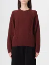 Apc Sweater A. P.c. Woman Color Burgundy In Burgundy