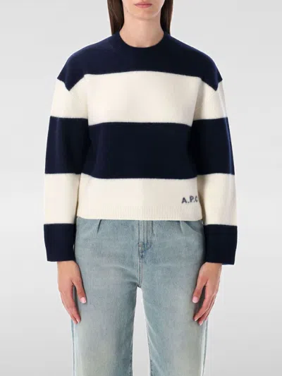 APC SWEATER A. P.C. WOMAN COLOR ECRU,H36904029