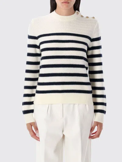 APC SWEATER A. P.C. WOMAN COLOR WHITE,H28602001