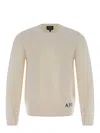 A.p.c. A. P.c. Men White Crewneck Sweater