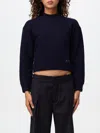 Apc Sweater A.p.c. Woman Color Blue In Blau