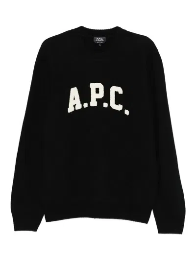 APC SUÉTER CUELLO REDONDO - NEGRO