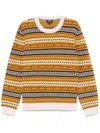 Apc Brown Malcom Sweater In Caa Marron