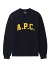 Apc A.p.c. Midnight Blue Wool Joshua Sweater In Blue