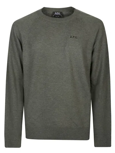 Apc A.p.c. Sweater In Green