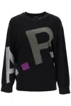 Apc A.p.c. Pure Black Wool Sweater In Black