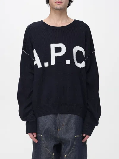 APC 毛衣 A. P.C. 男士 颜色 蓝色,H83935009
