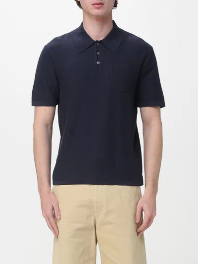 Apc Polo Shirt A. P.c. Men Color Navy In Blue