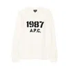 Apc Sweater A. P.c. Men Color Ecru In Neutral