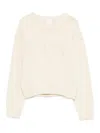 A.p.c. A. P.c. Logo Sweater In Neutral