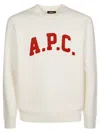 Apc Joshua Jersey With Contrasting Logo In White