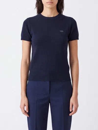 A.p.c. Sweater Woman In Blue
