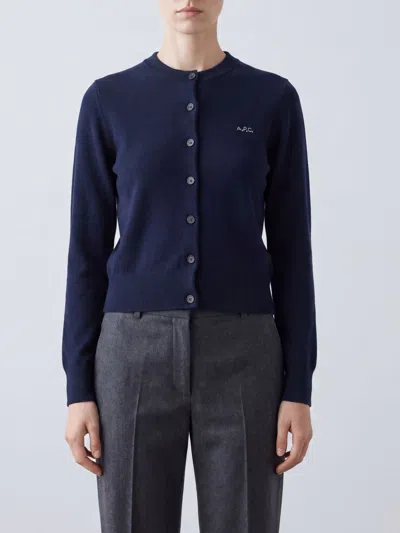 A.p.c. Sweater Woman In Blue