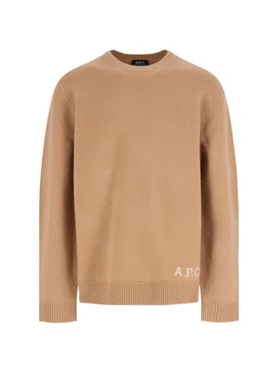 Apc Merino Wool Sweater In Neutral