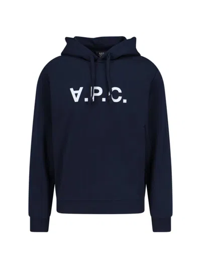 Apc A.p.c. Sweaters In Blue