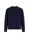 Apc A.p.c. 'edward' Sweater With Logo Inlay