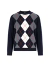 Apc A.p.c. Diamond Pattern Crewneck Sweater