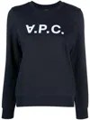 Apc A.p.c. Relaxed-fit Lightweight Cotton Blend Sweatshirt