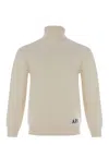 Apc Turtleneck Long-sleeved Jumper A.p.c. In Beige