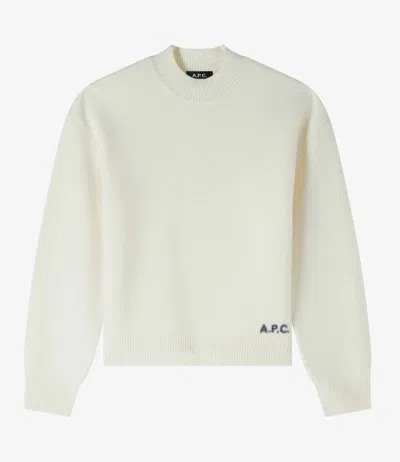 Apc A.p.c. Sweaters Beige In White