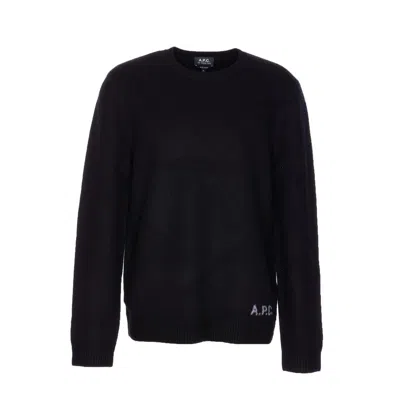 Apc A.p.c. Sweaters In Black