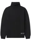 Apc A.p.c. Walter High-neck Sweater In Black